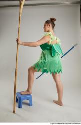 KATERINA STANDING POSE WITH SPEAR AND SWORD